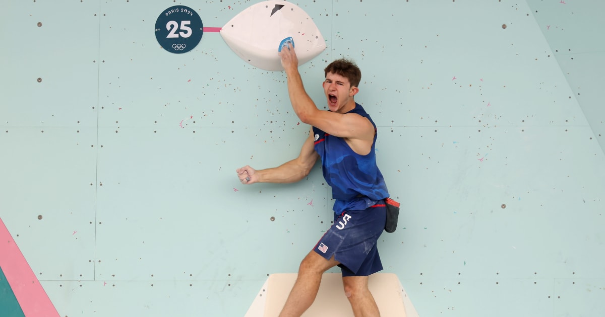 Team USA Climber Colin Duffy Makes His Second Olympic Final